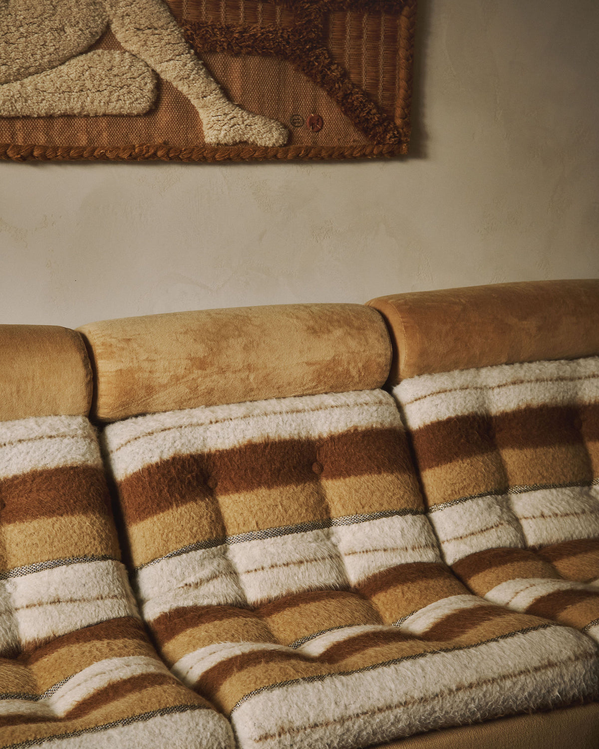 Rowanwood living room sofa detail, Montana Labelle Design