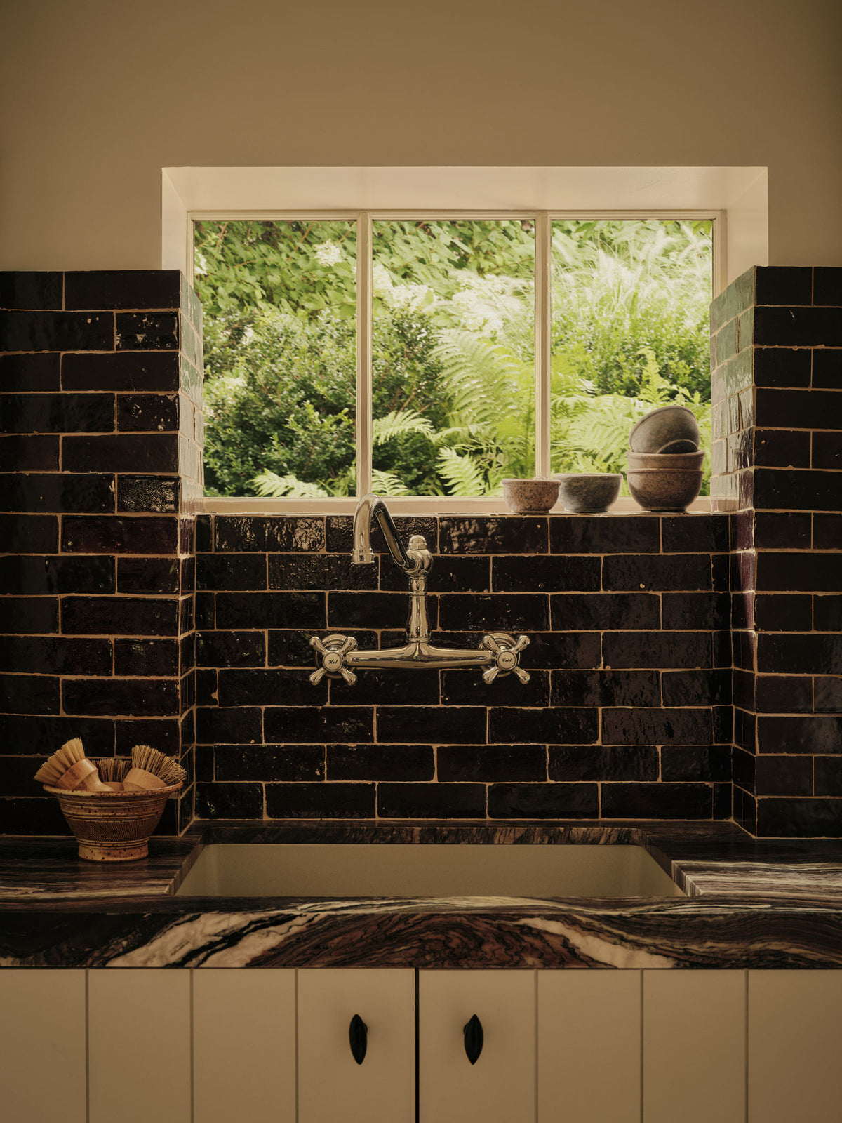 Hill Street kitchen sink detail, Montana Labelle Design