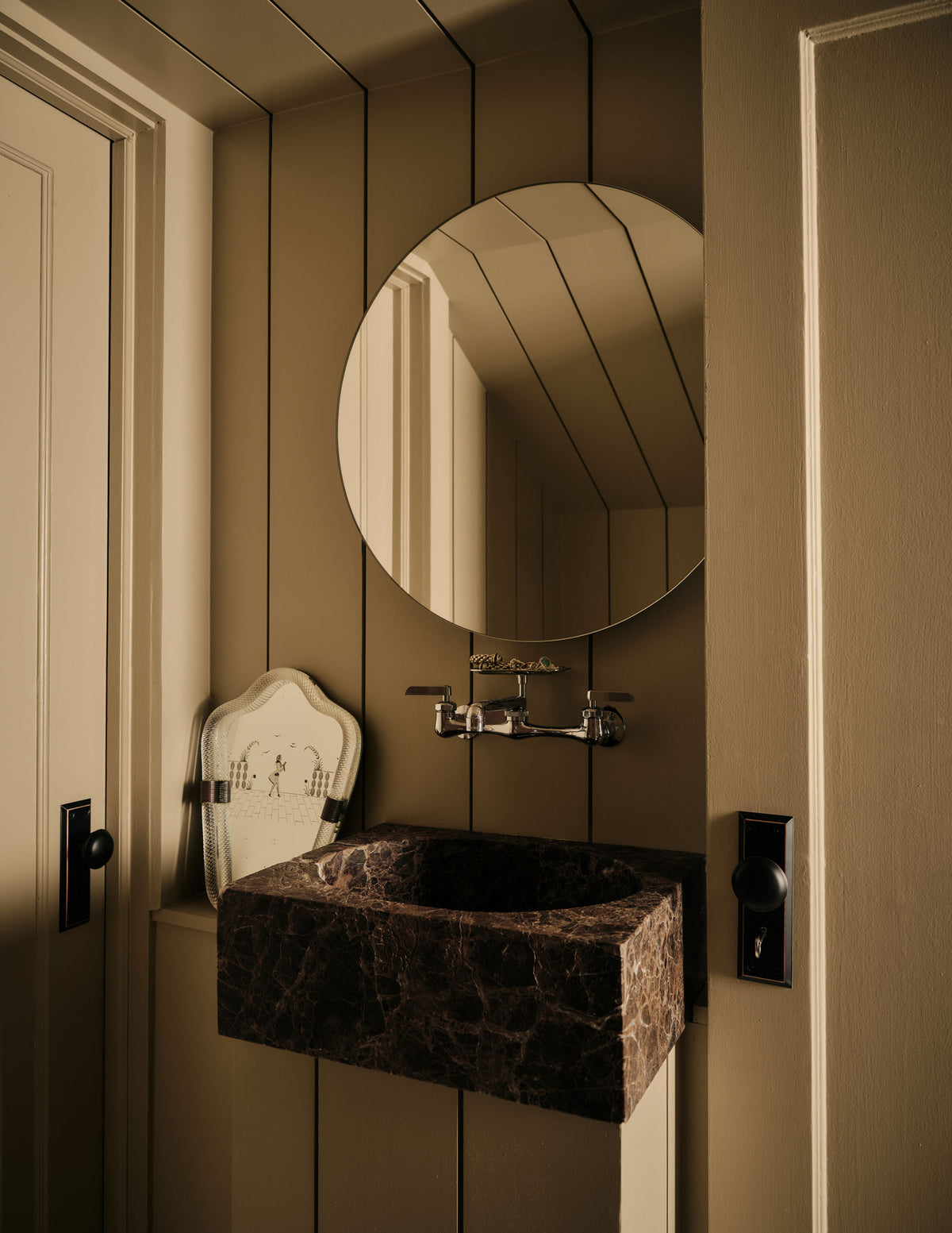 Hill Street powder room, Montana Labelle Design